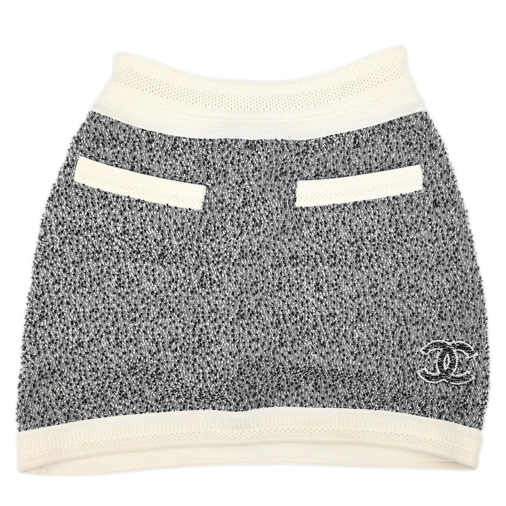 Chanel 2016 Skirt Tweed Gray #36