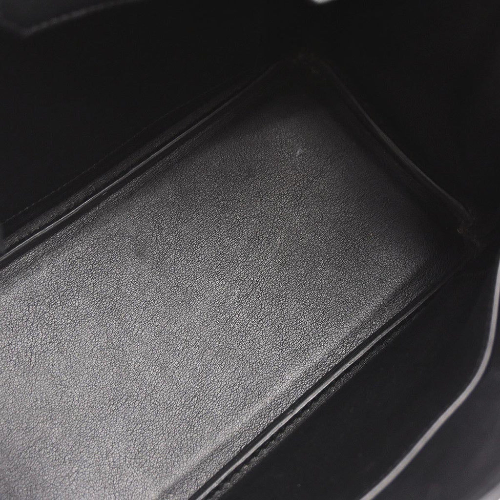Hermes Black Swift Birkin 25 Handbag