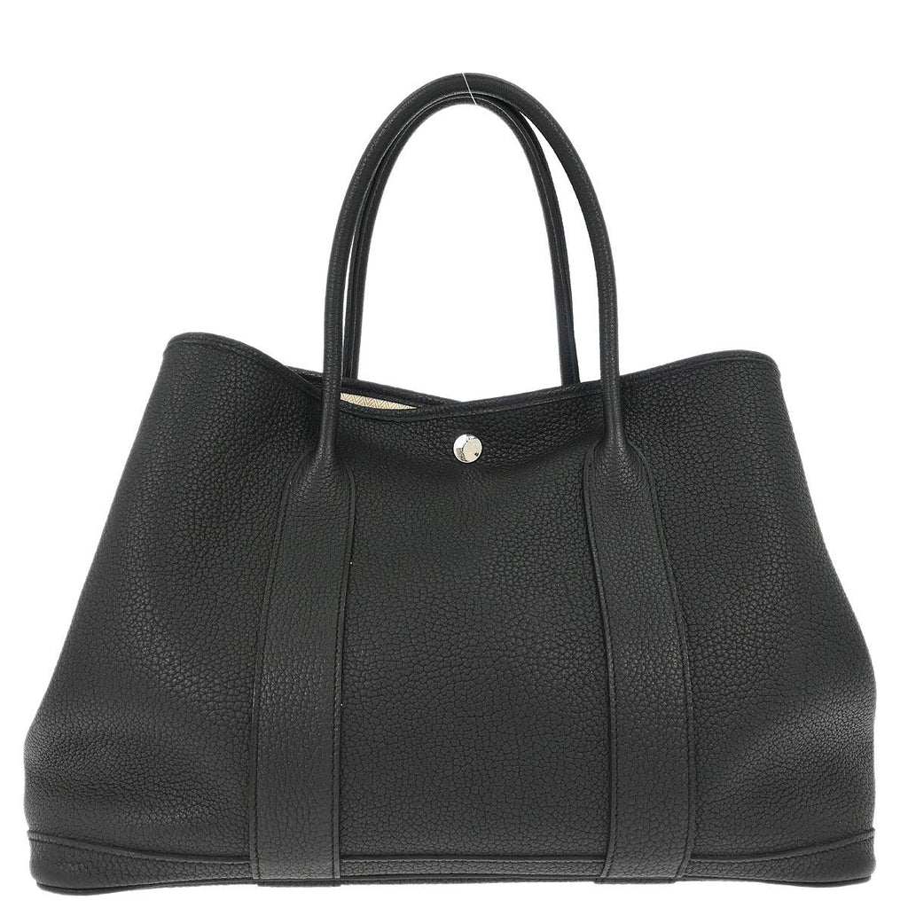 Hermes 2017 Black Negonda Garden Party 36 PM Tote Handbag