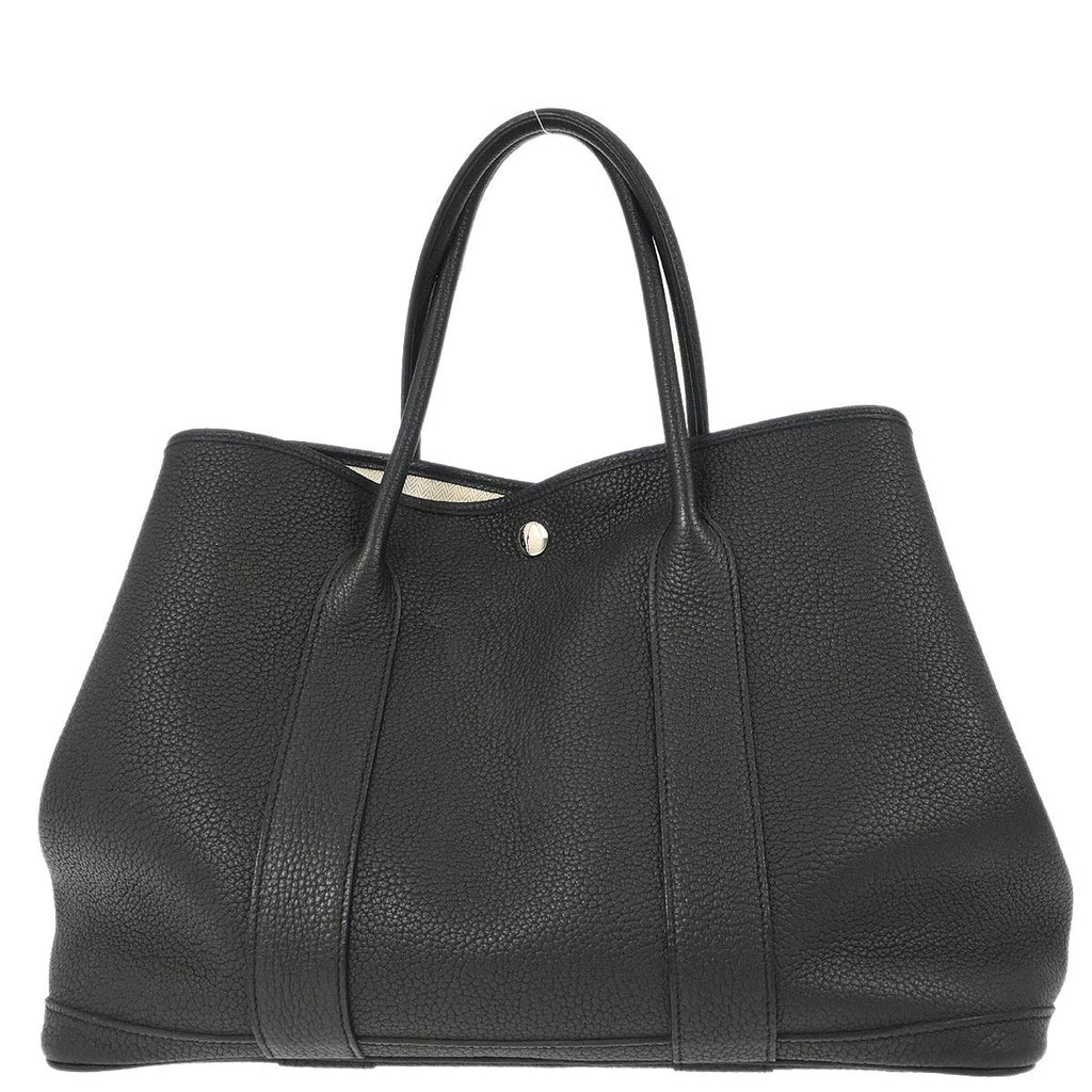 Hermes 2017 Black Negonda Garden Party 36 PM Tote Handbag