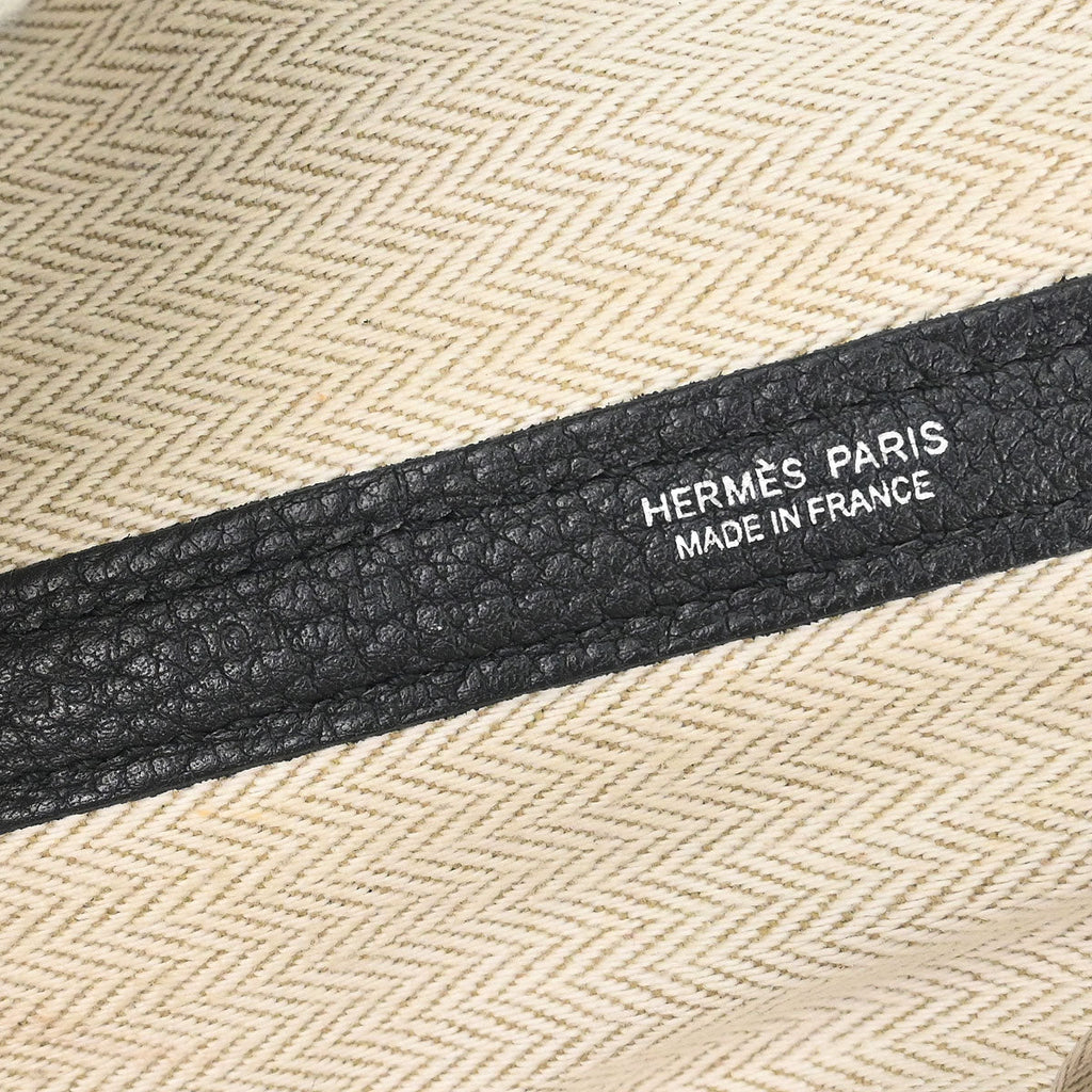 Hermes 2017 Black Negonda Garden Party 36 PM Tote Handbag