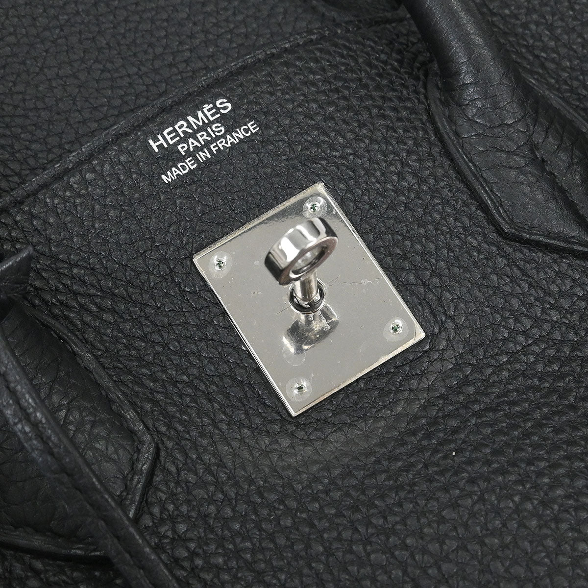 Hermes Black Togo Birkin 35 Handbag