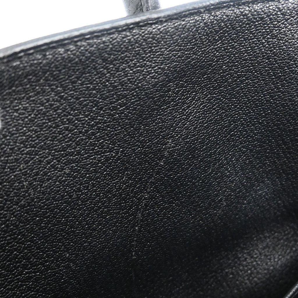 Hermes Black Togo Birkin 35 Handbag