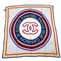 Chanel Light Blue Scarf Small Good