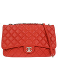 Chanel 2014 Red Lambskin Tender Touch Flap Shoulder Bag