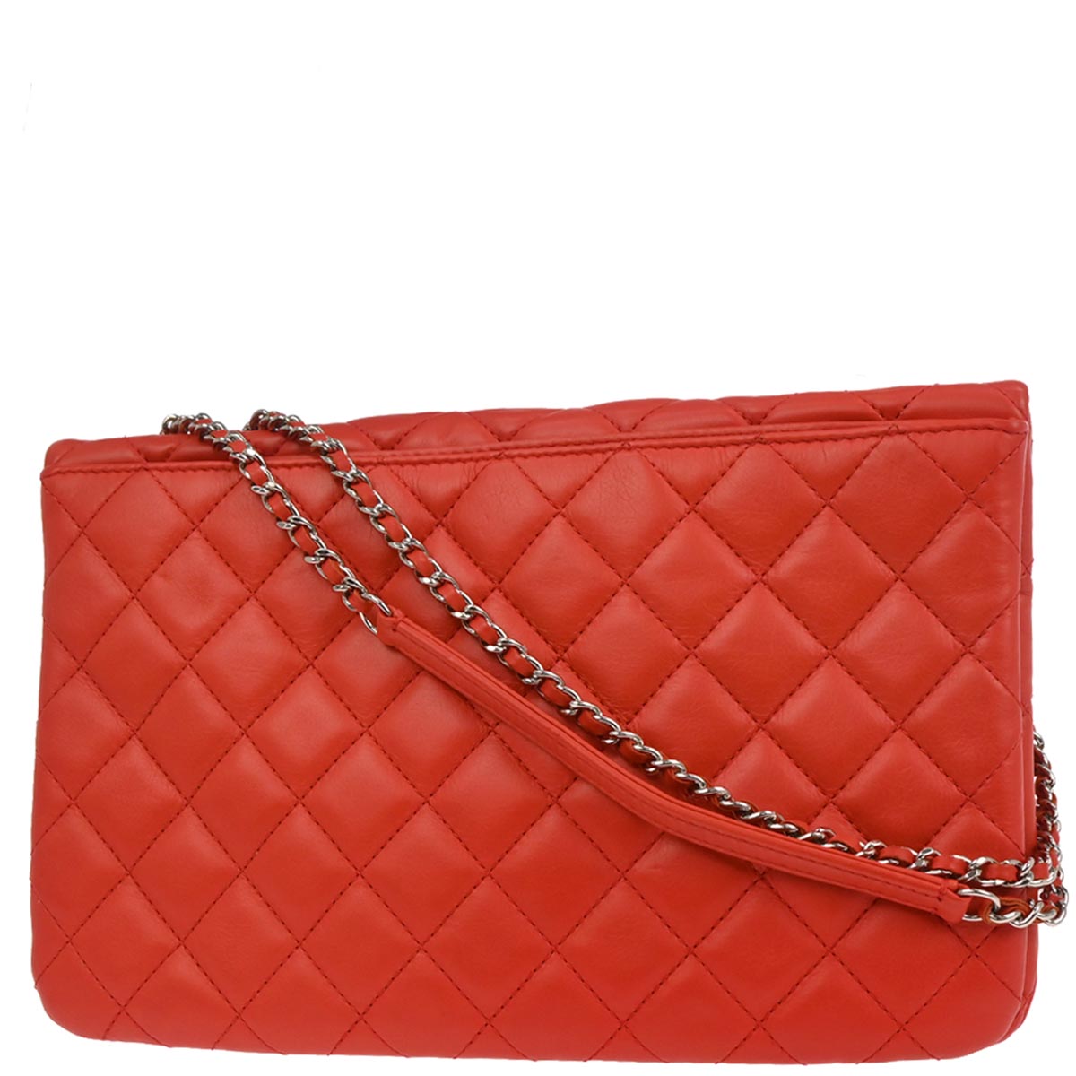 Chanel 2014 Red Lambskin Tender Touch Flap Shoulder Bag