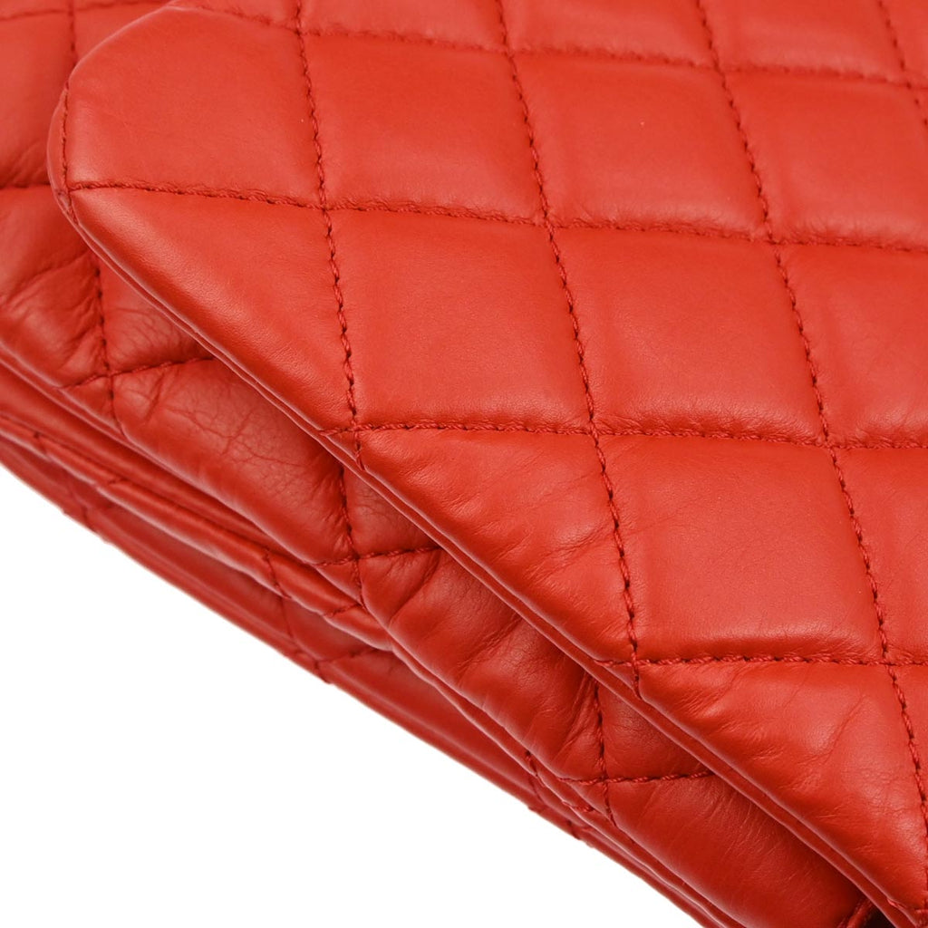 Chanel 2014 Red Lambskin Tender Touch Flap Shoulder Bag