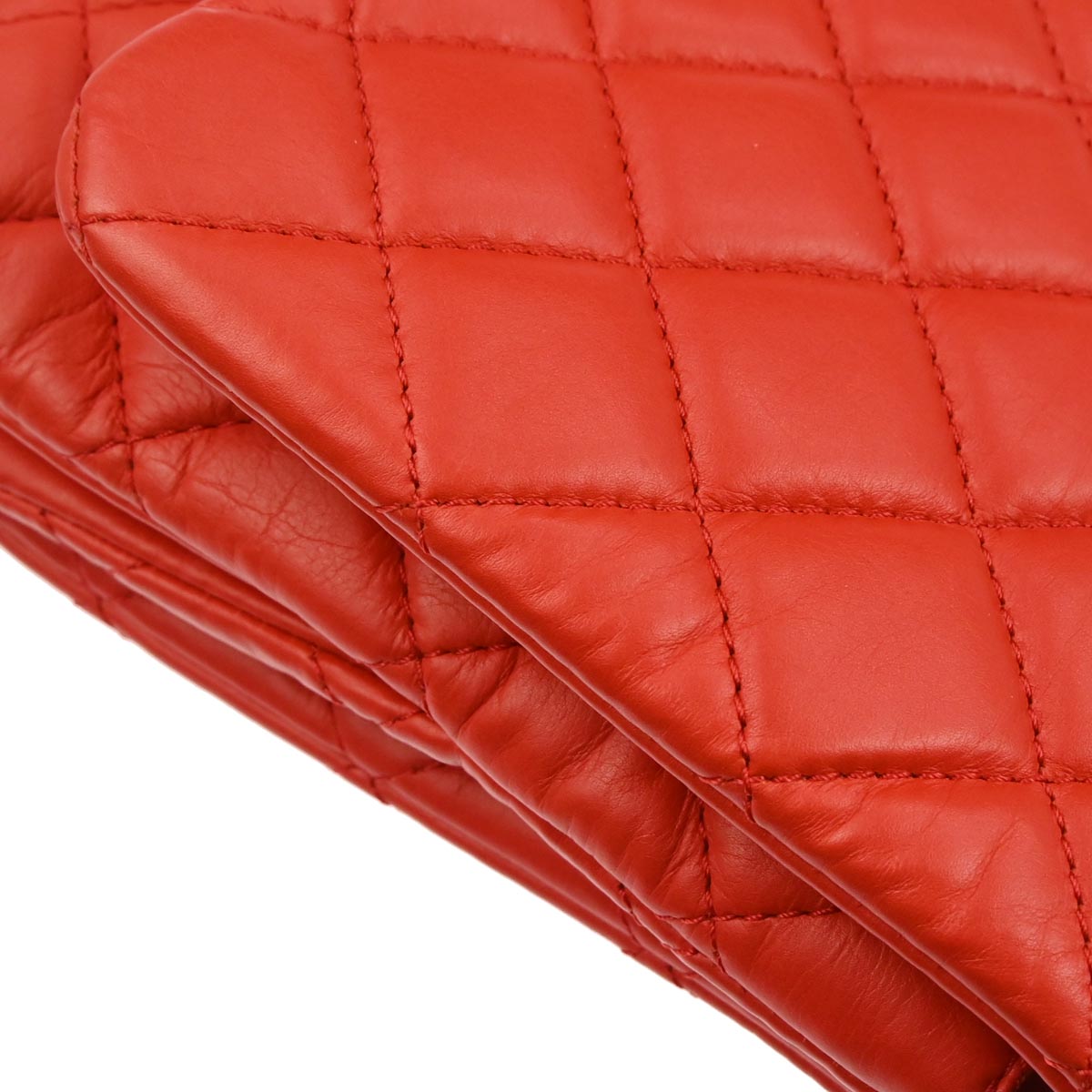 Chanel 2014 Red Lambskin Tender Touch Flap Shoulder Bag