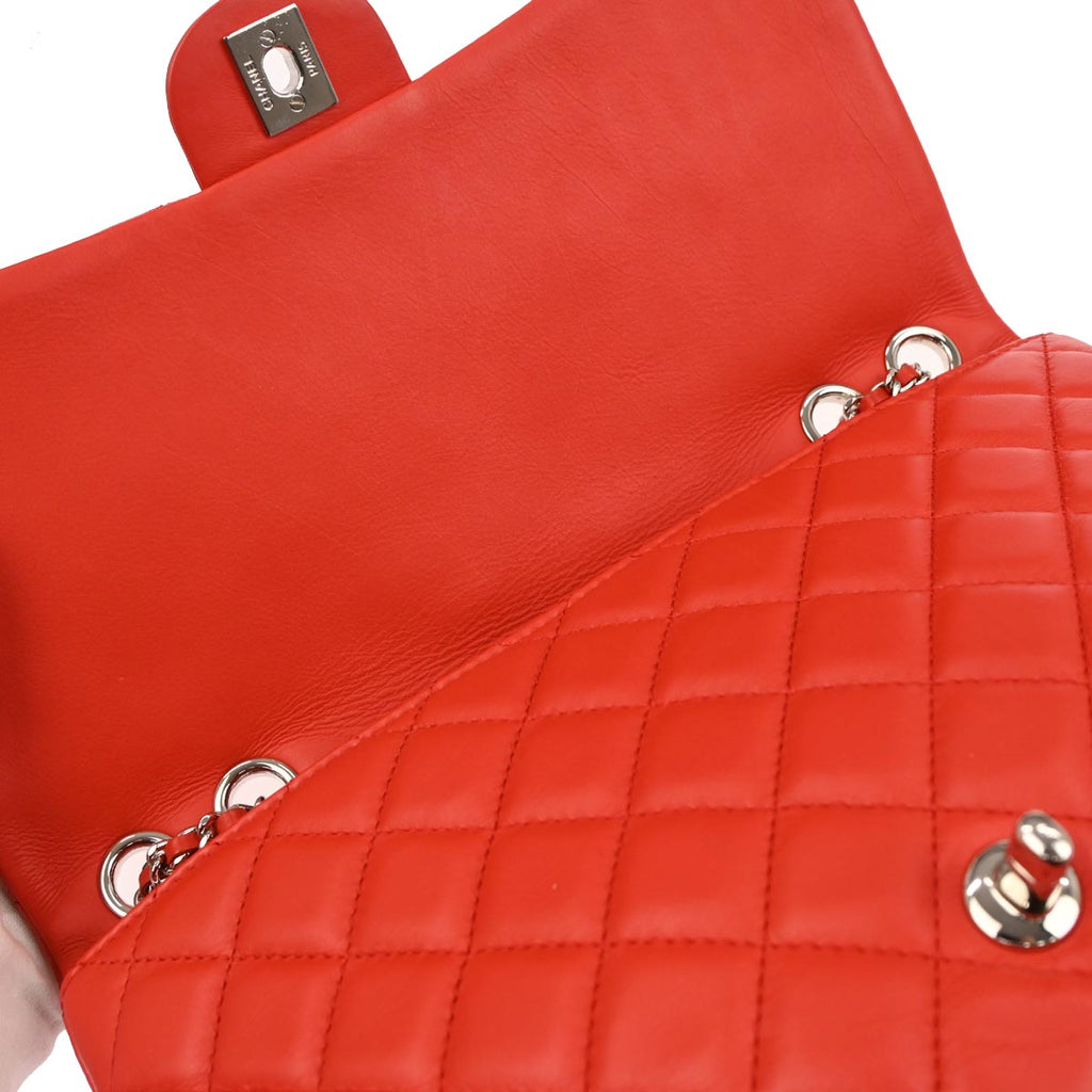Chanel 2014 Red Lambskin Tender Touch Flap Shoulder Bag