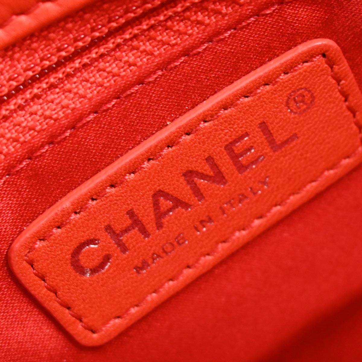Chanel 2014 Red Lambskin Tender Touch Flap Shoulder Bag