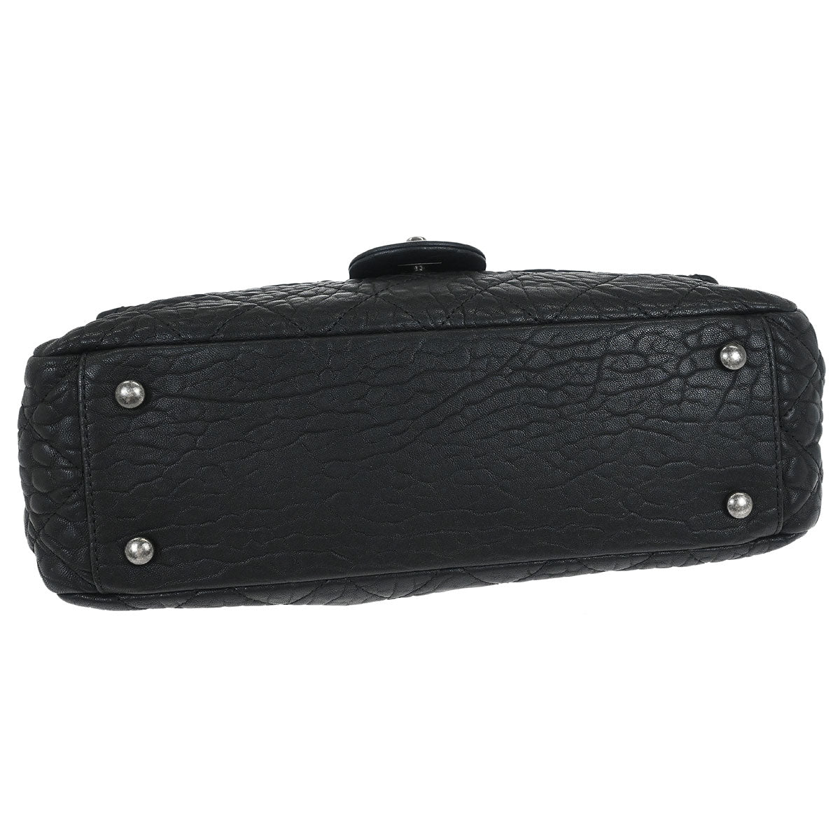 Chanel 2015-2016 Black Calfskin Shoulder Bag