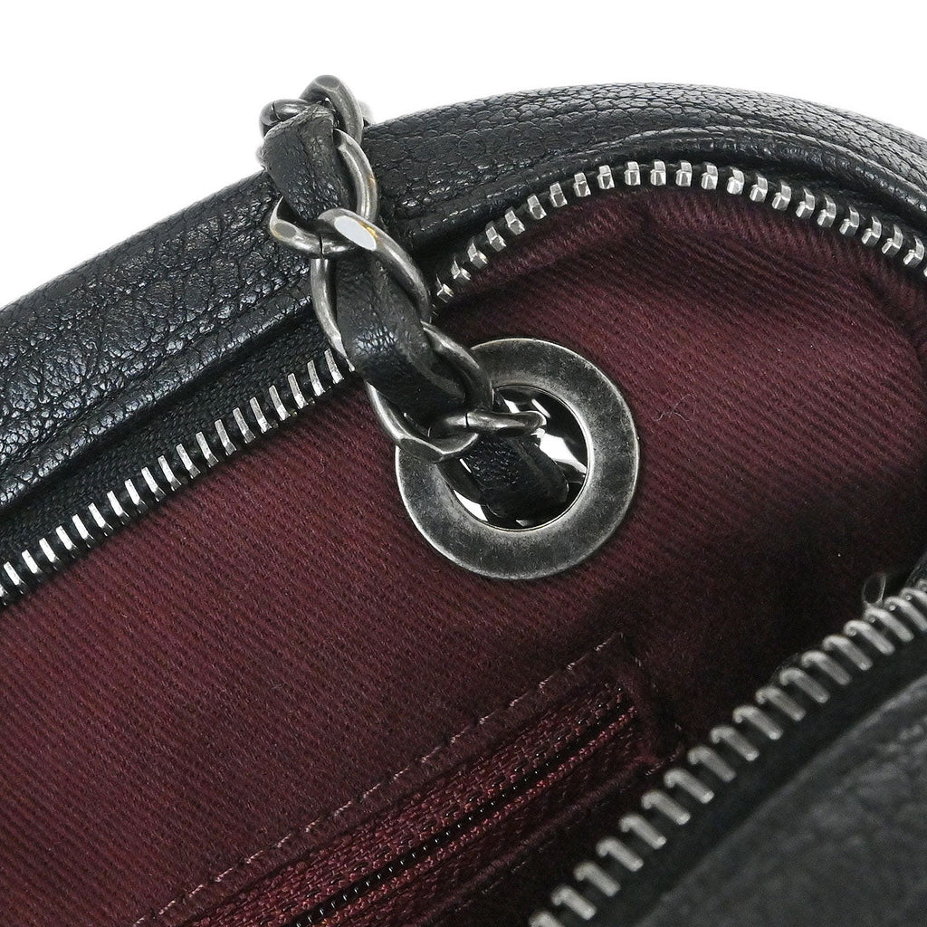 Chanel 2015-2016 Black Calfskin Shoulder Bag