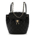 Chanel Caviar Quilted Mini Urban Spirit Backpack Black
