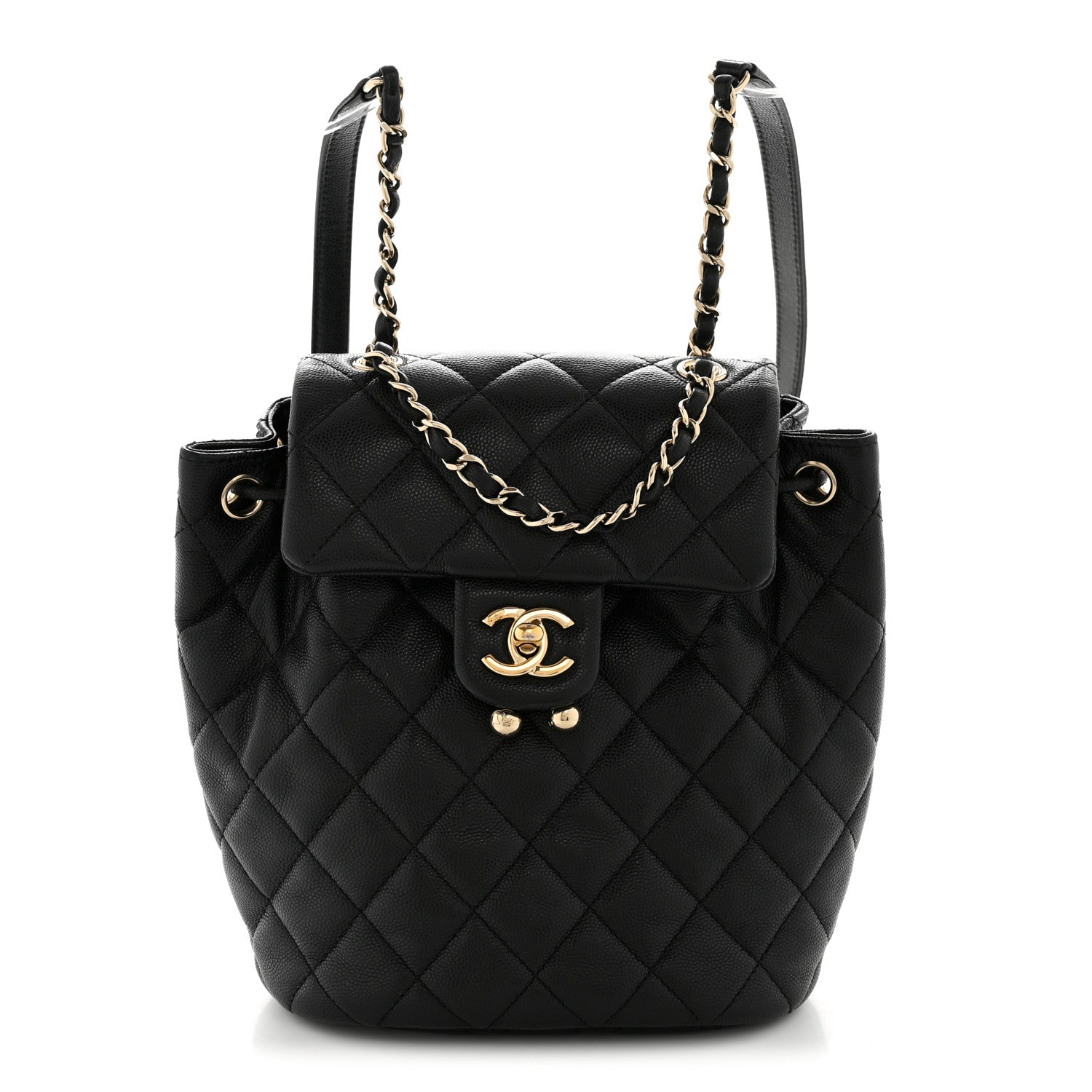 Chanel Caviar Quilted Mini Urban Spirit Backpack Black