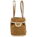 Chanel 2018-2019 Brown Mouton Coco Neige Backpack