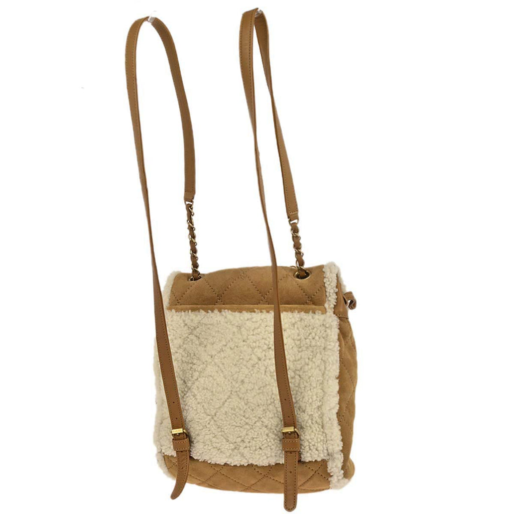 Chanel 2018-2019 Brown Mouton Coco Neige Backpack