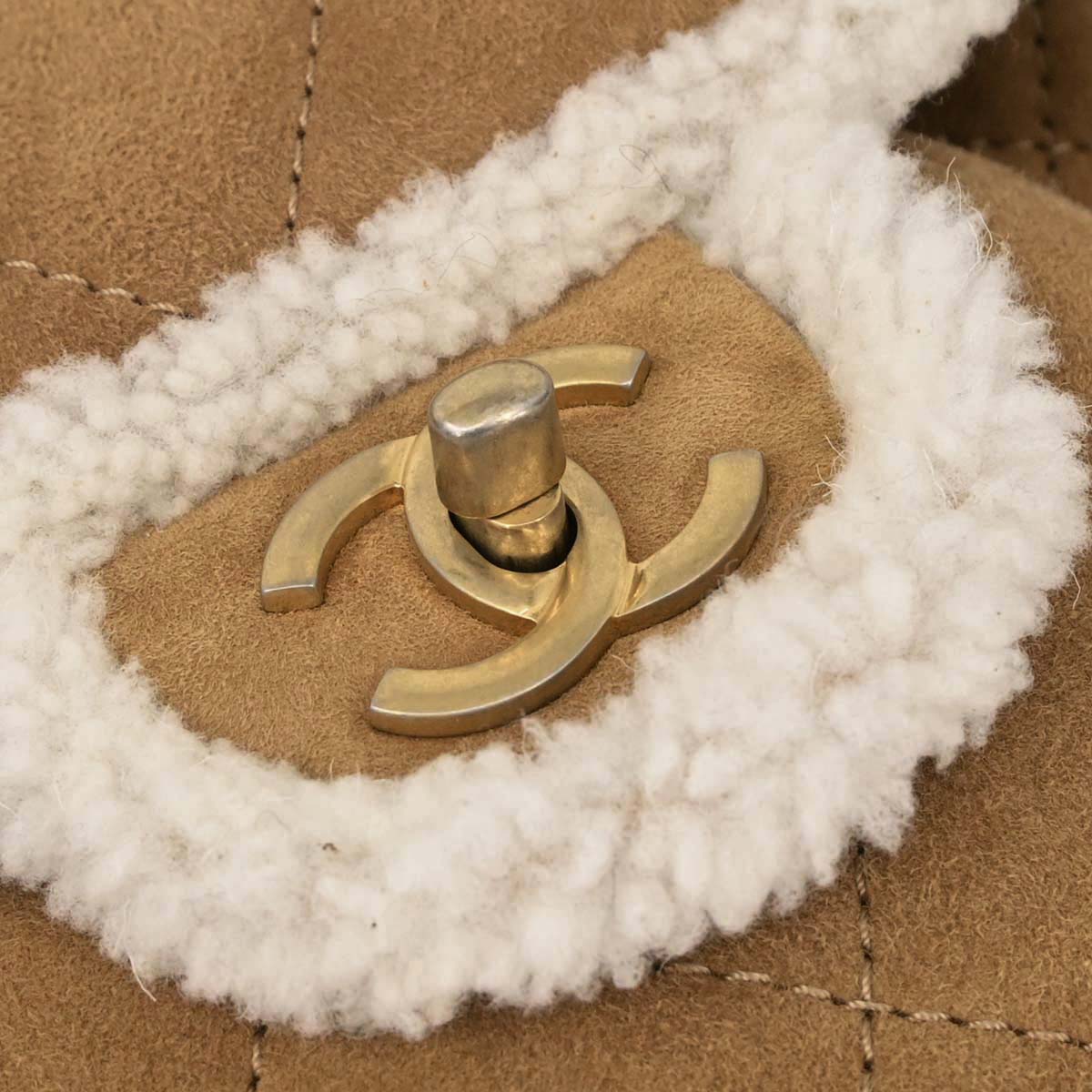 Chanel 2018-2019 Brown Mouton Coco Neige Backpack