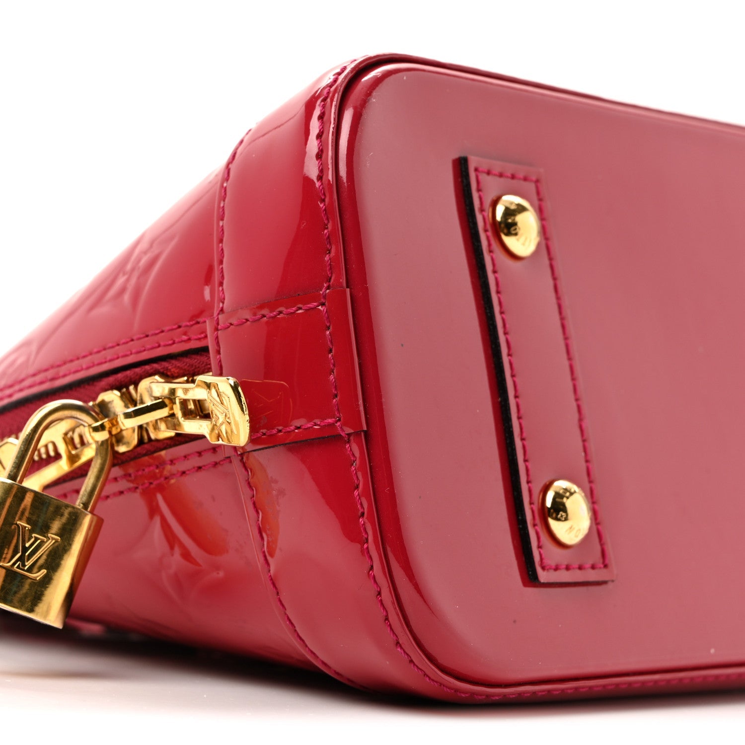 Louis Vuitton Vernis Alma BB Rose Indien