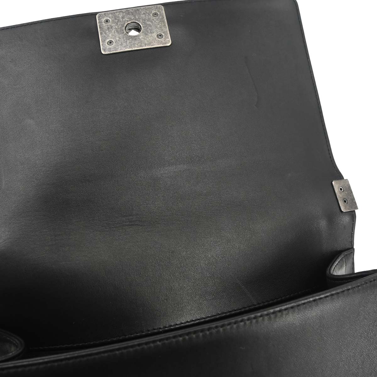 Boy Chanel 2015-2016 Black Lambskin 3D Pleated Medium Shoulder Bag