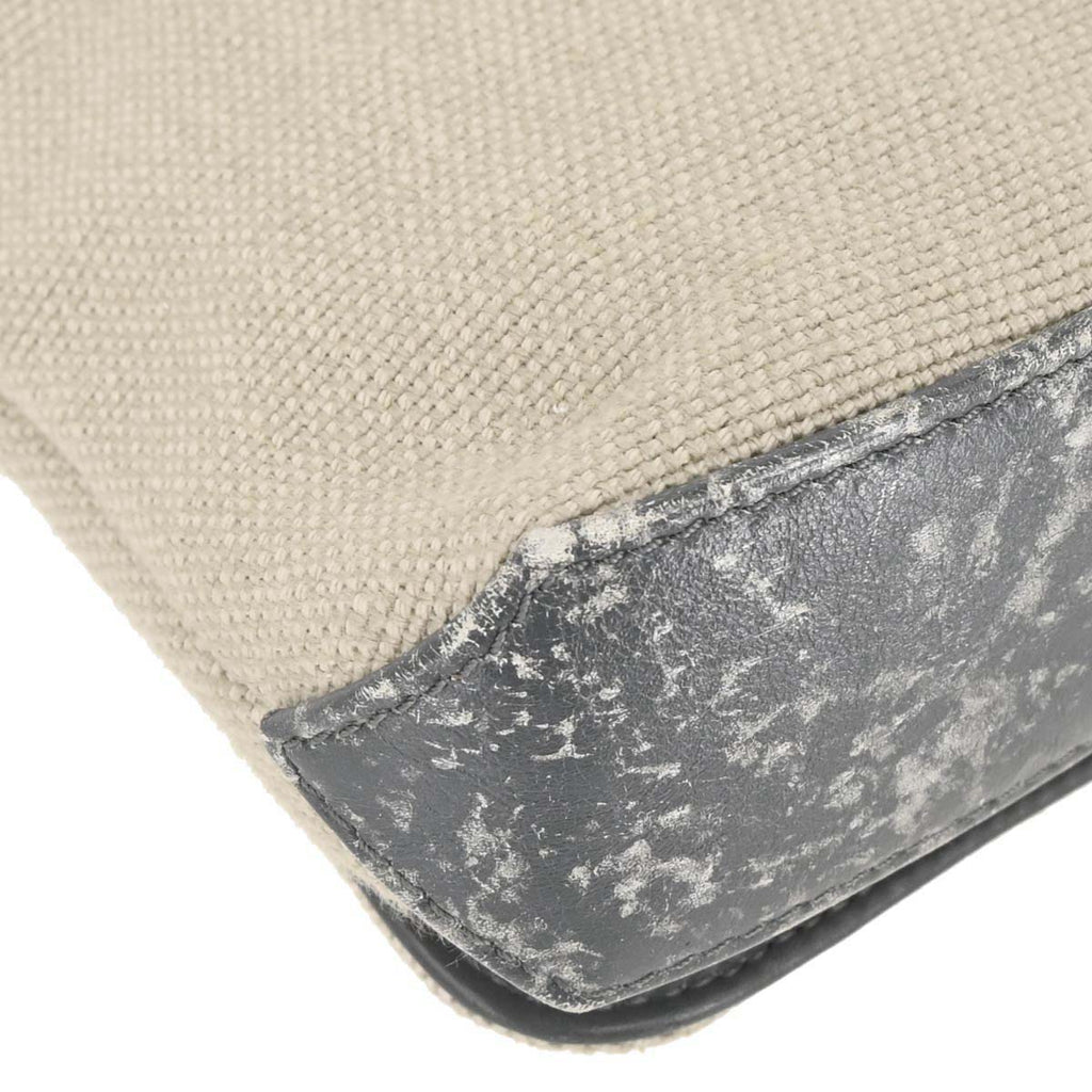Boy Chanel 2014 Beige Canvas Graffiti Medium Shoulder Bag