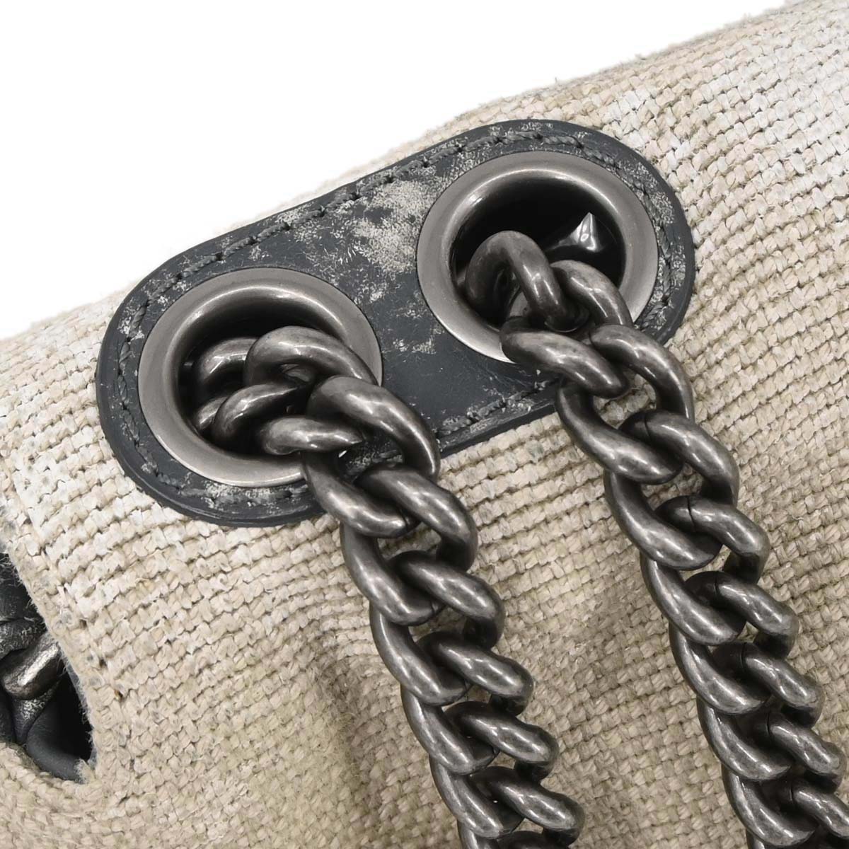 Boy Chanel 2014 Beige Canvas Graffiti Medium Shoulder Bag