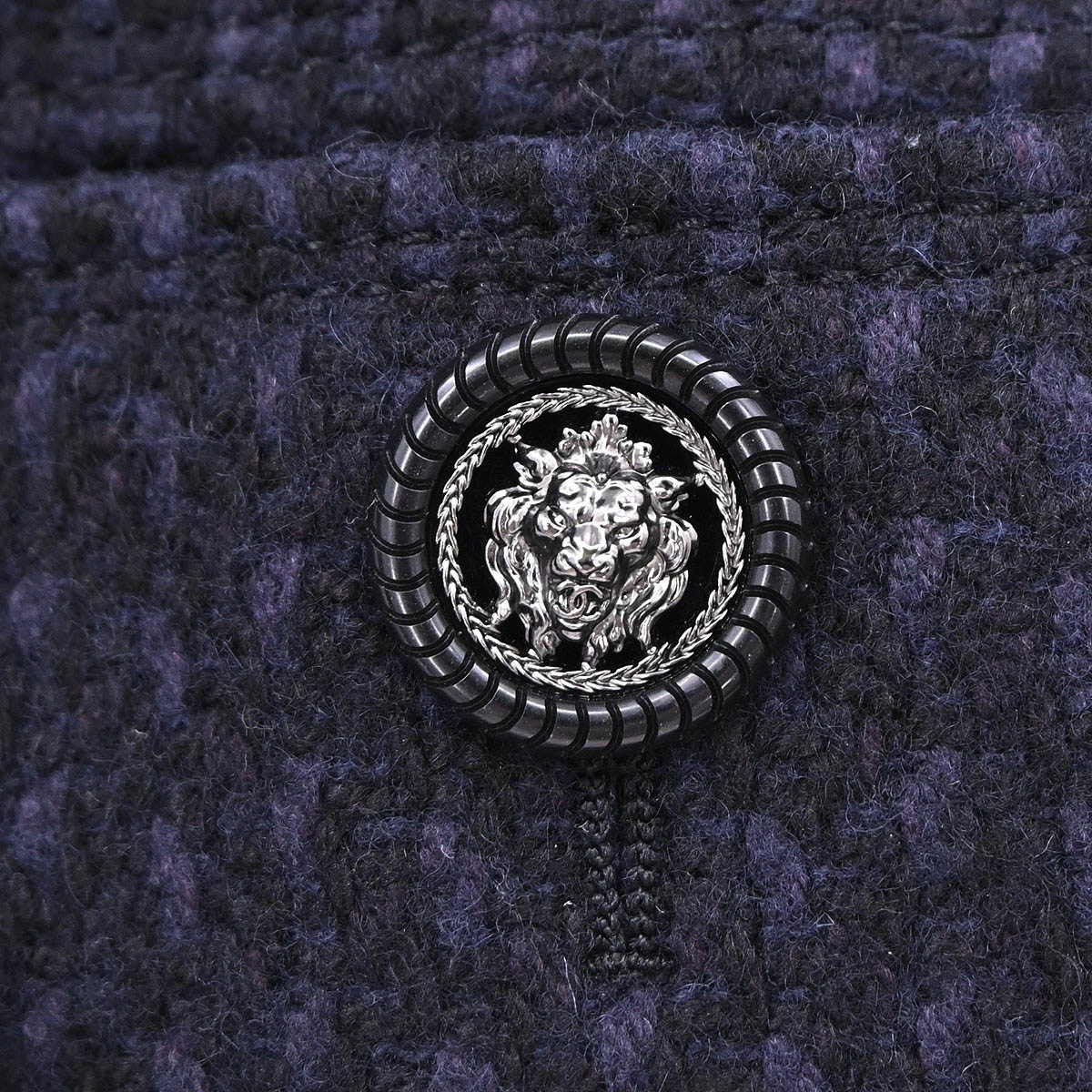 Chanel 2014-2015 Collarless Coat Navy #40
