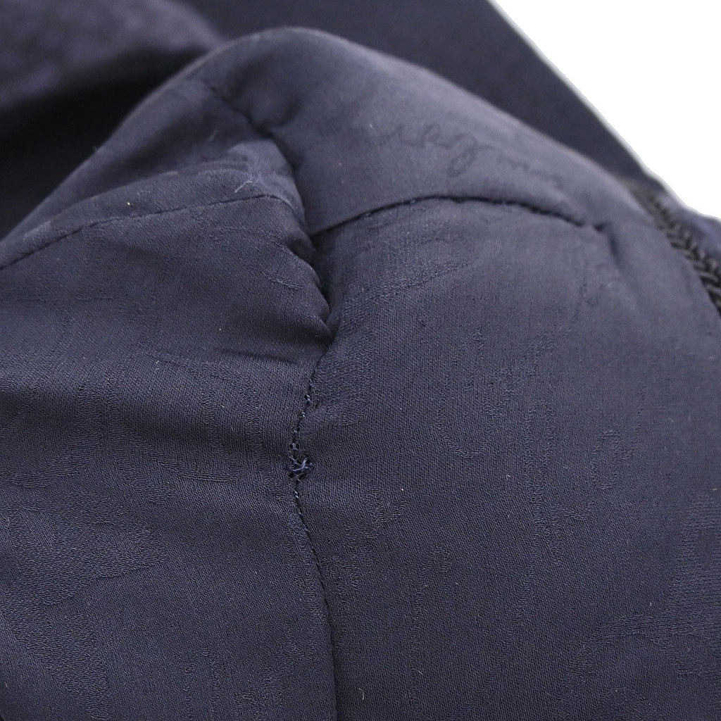 Chanel 2014-2015 Collarless Coat Navy #40