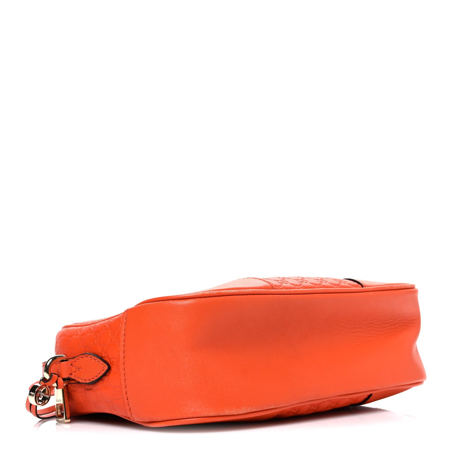 Gucci Soft Microguccissima Mini Bree Messenger Bag Sun Orange