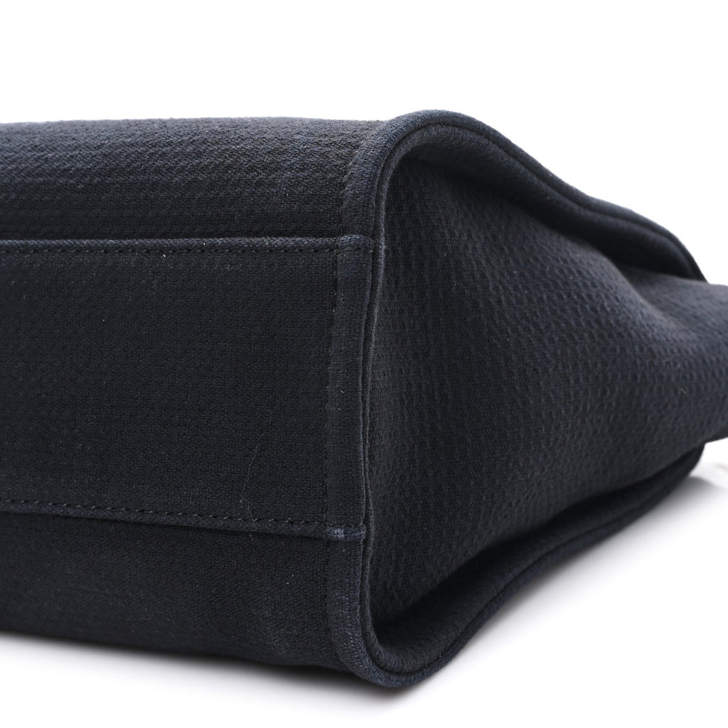 Chanel Mixed Fibers Small Deauville Tote Black