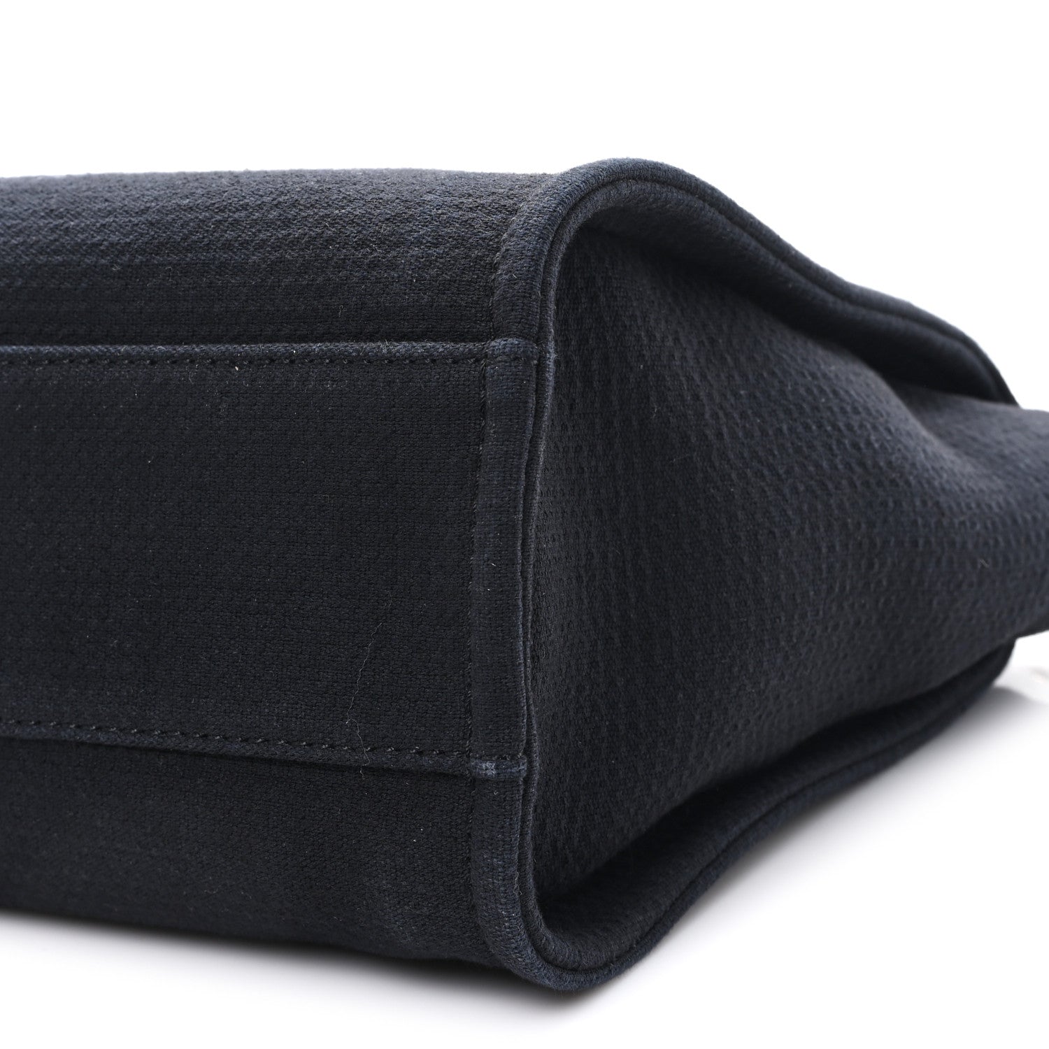 Chanel Mixed Fibers Small Deauville Tote Black