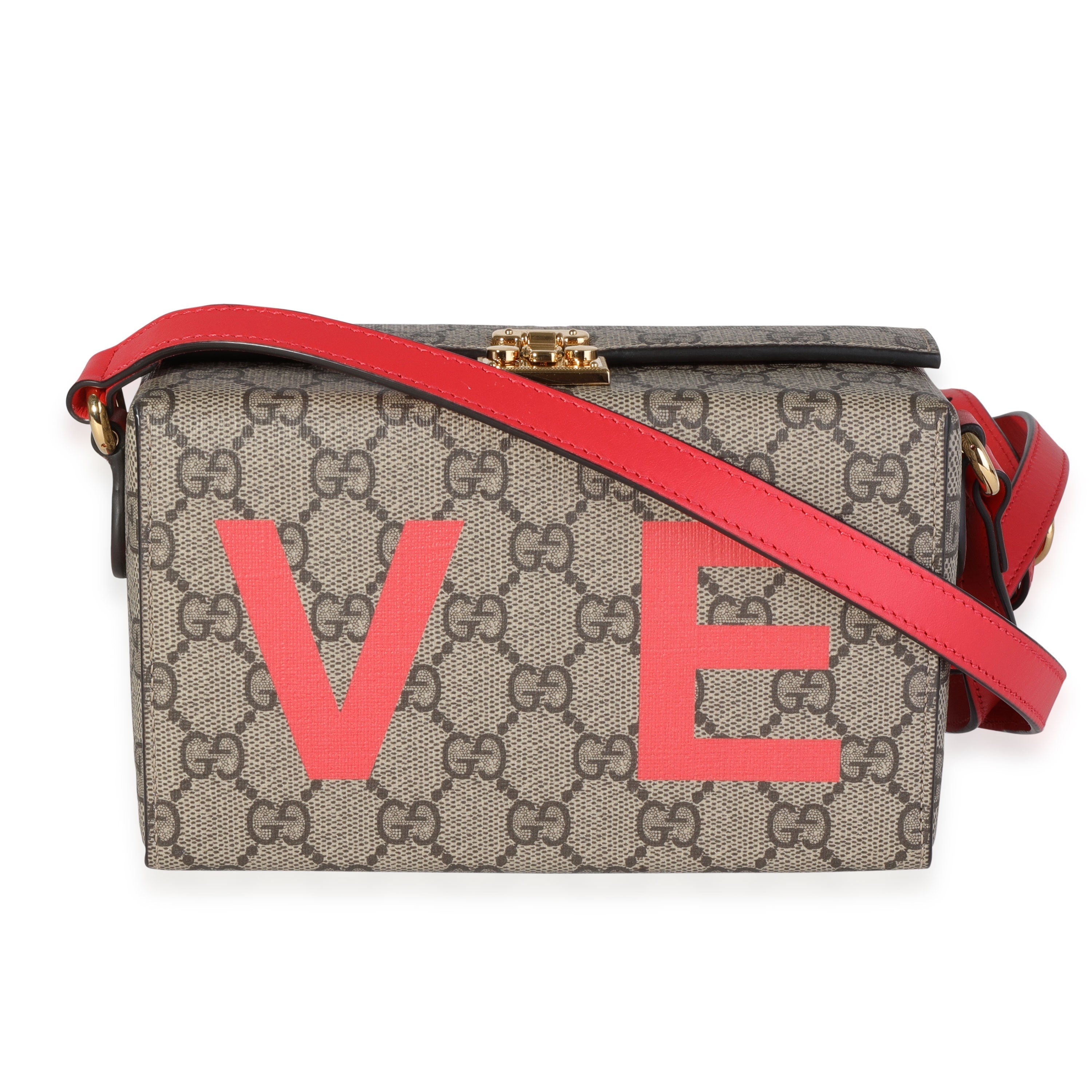 Gucci GG Supreme Valentine's Day Mini Box Bag