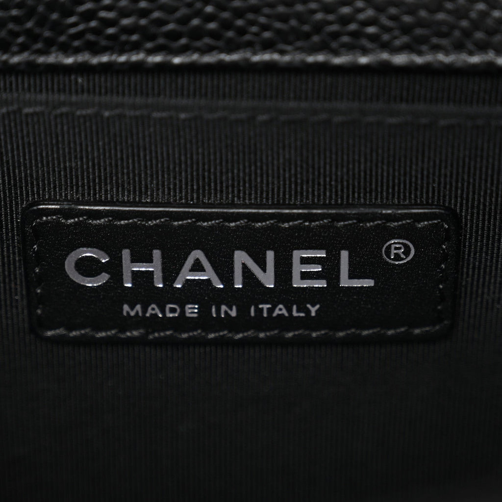 Chanel Caviar Quilted Small Boy Flap Black