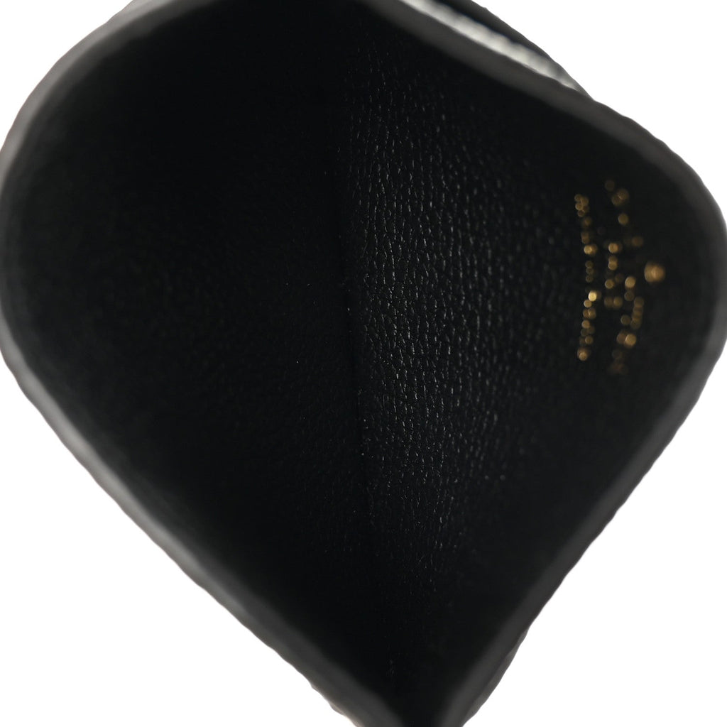 Louis Vuitton Empreinte Card Holder Black Beige