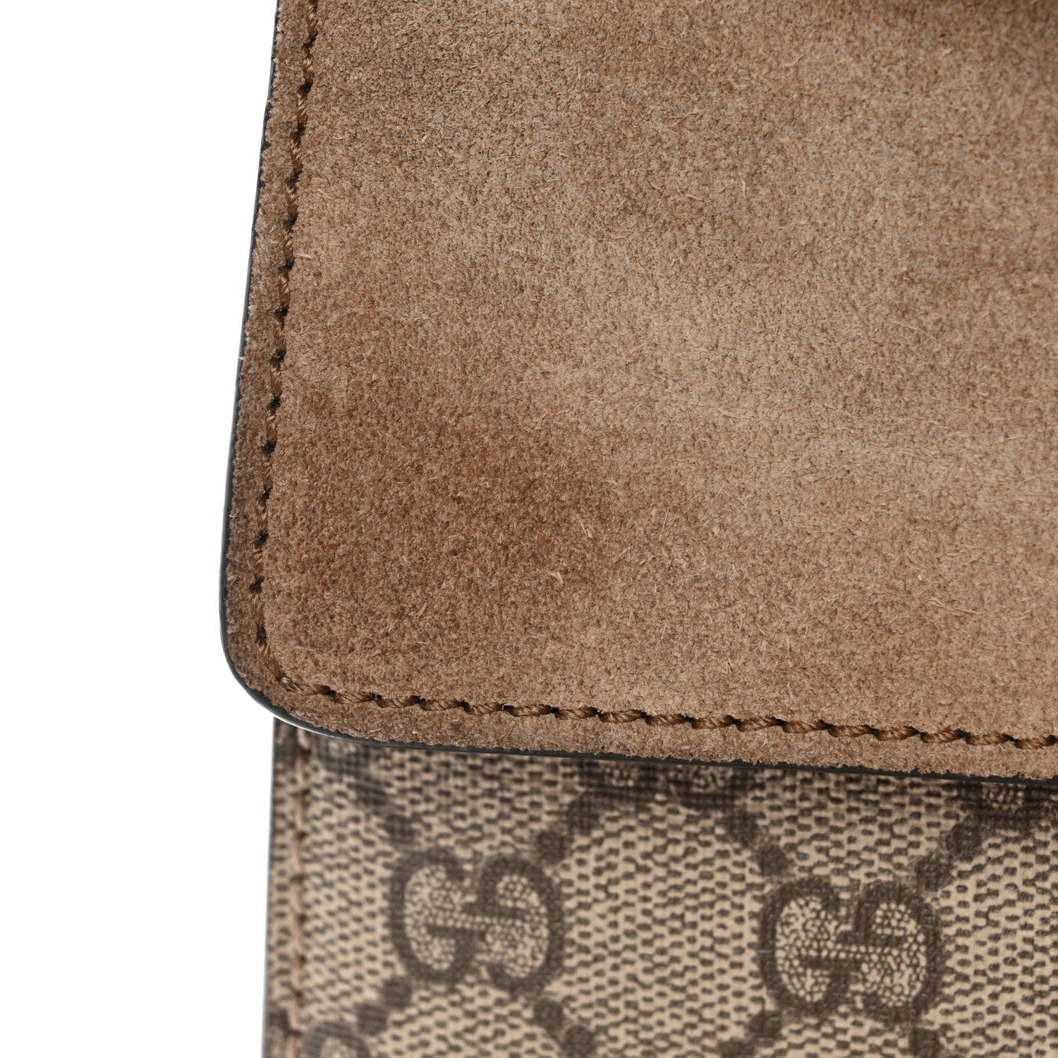 Gucci GG Supreme Monogram Small Dionysus Shoulder Bag Taupe