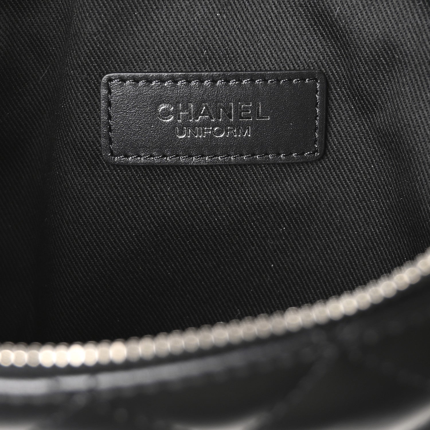 Chanel Calfskin Quilted Waist Belt Bag Black