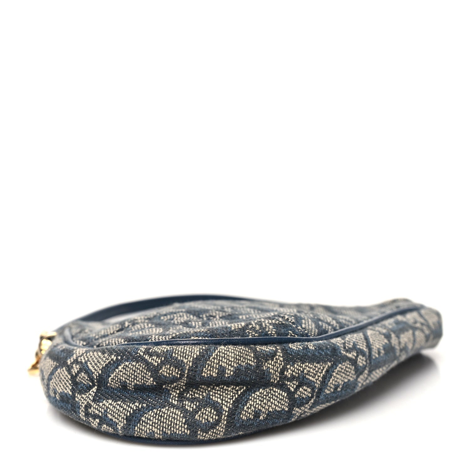 Christian Dior Monogram Mini Saddle Pochette Navy