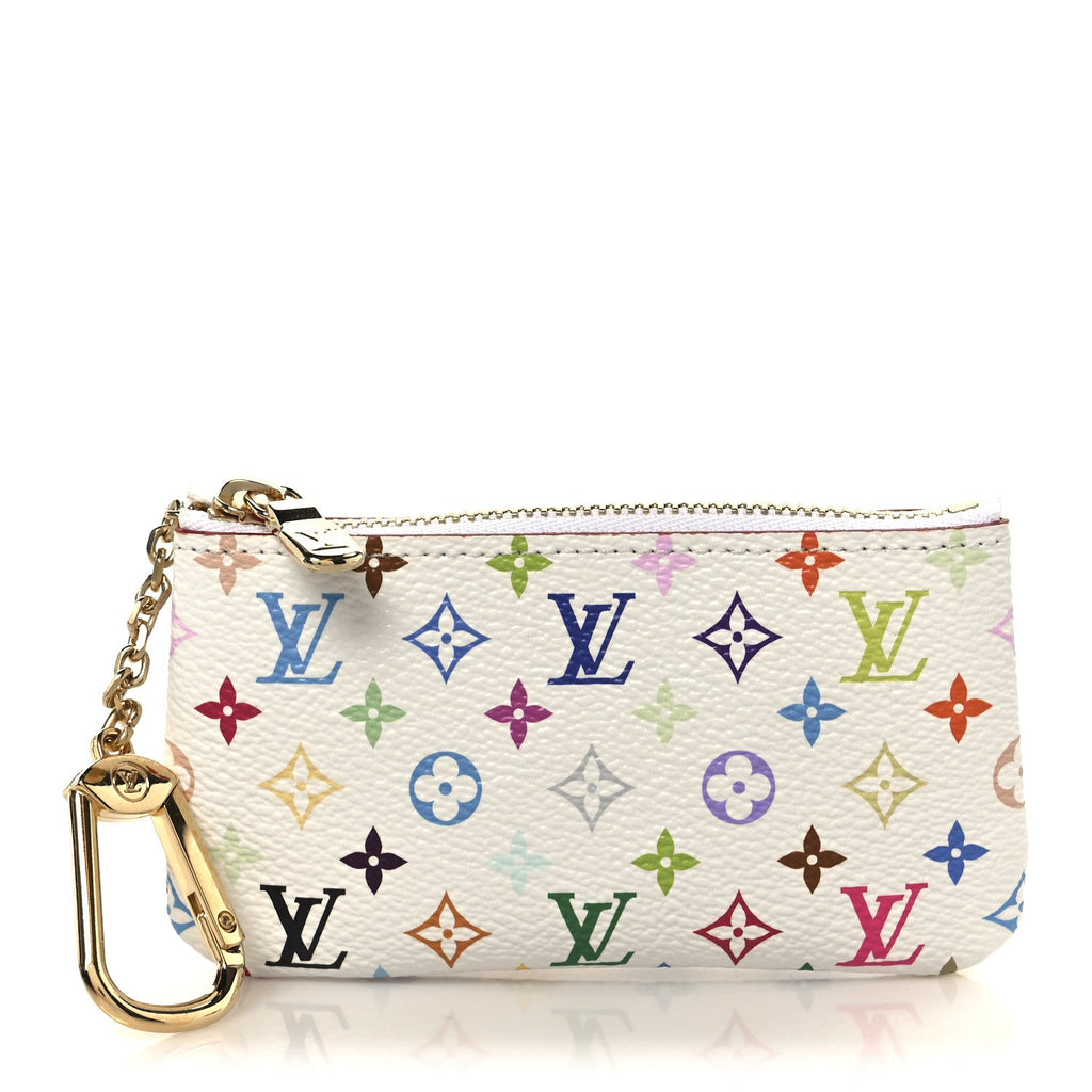 Louis Vuitton LV X TM Monogram Multicolor Key Pouch White