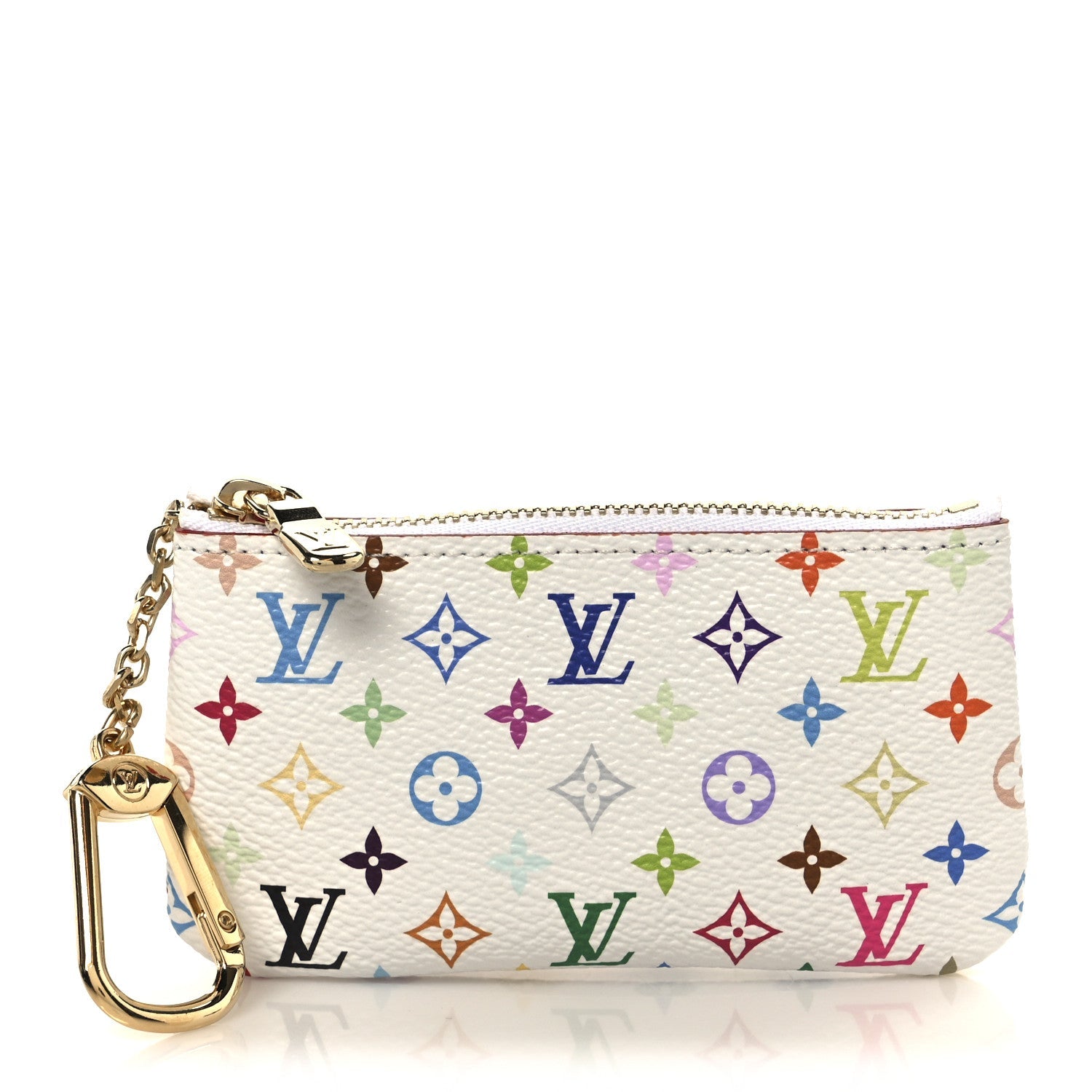Louis Vuitton LV X TM Monogram Multicolor Key Pouch White