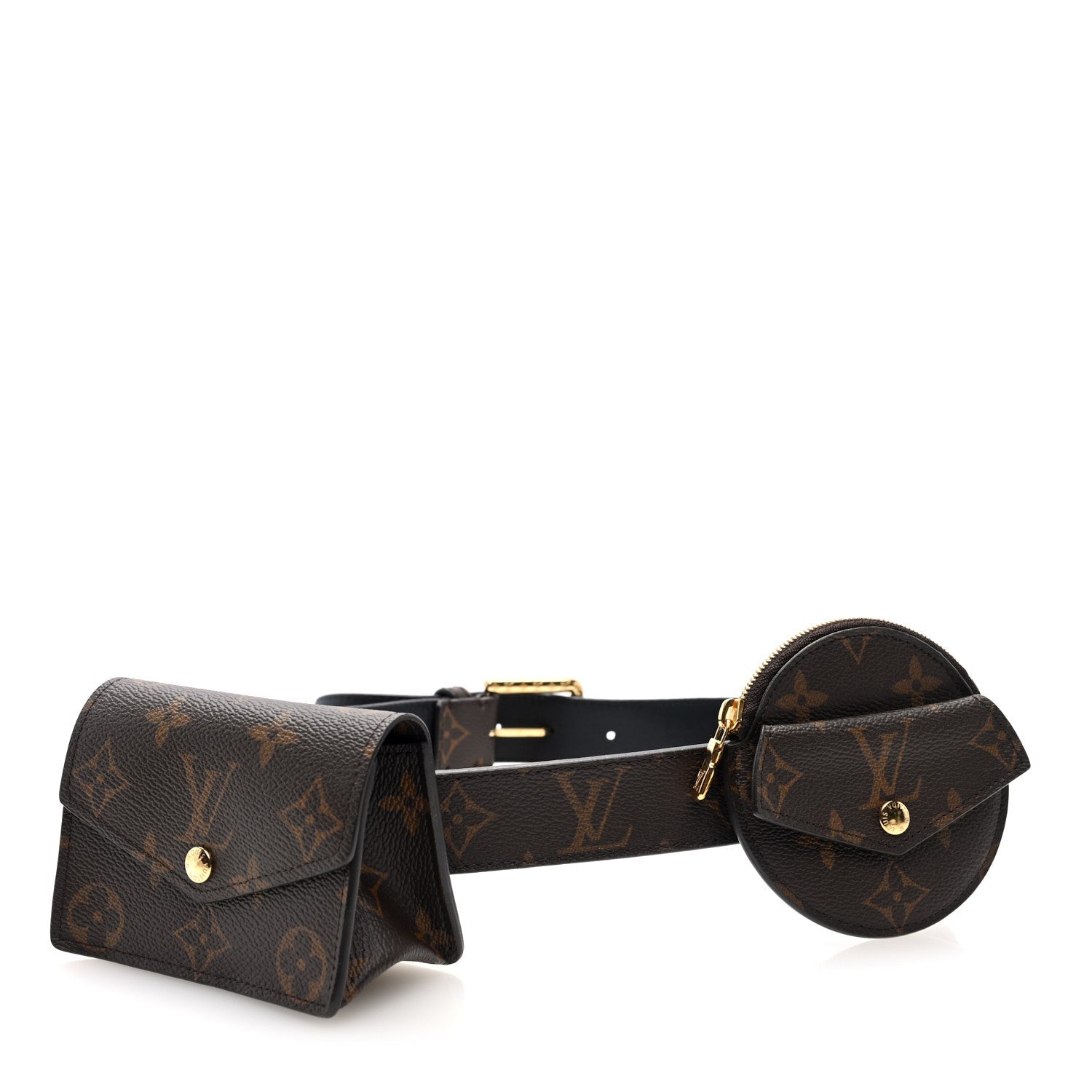 Louis Vuitton Monogram 30mm Daily Multi Pocket 80 32 Belt