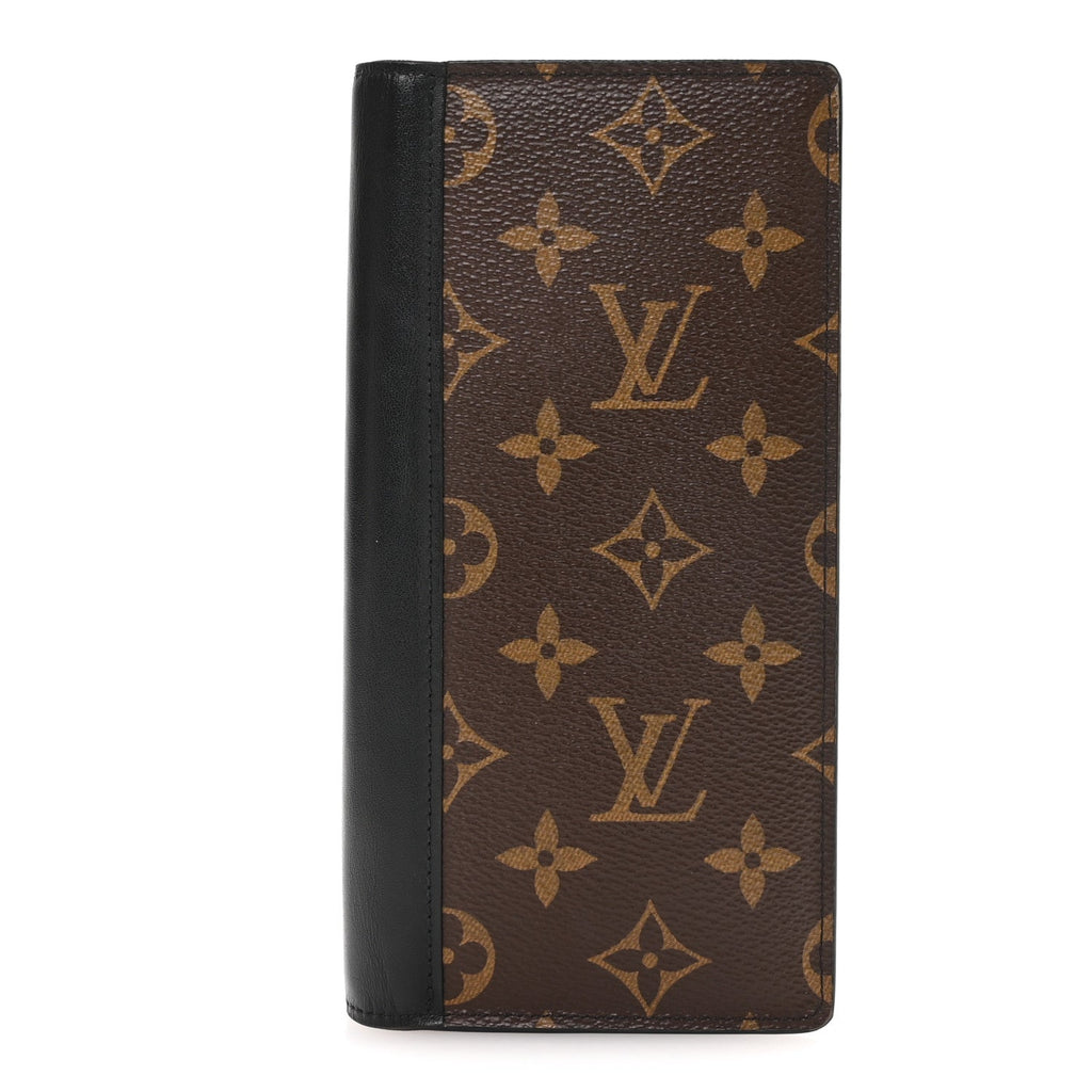 Louis Vuitton Monogram Macassar Brazza Wallet