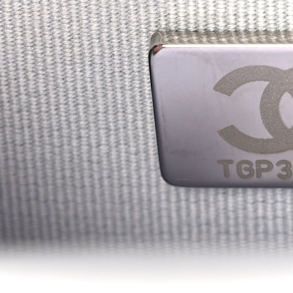 Chanel Metallic Lambskin Quilted Mini Maxi CC Flap Argent