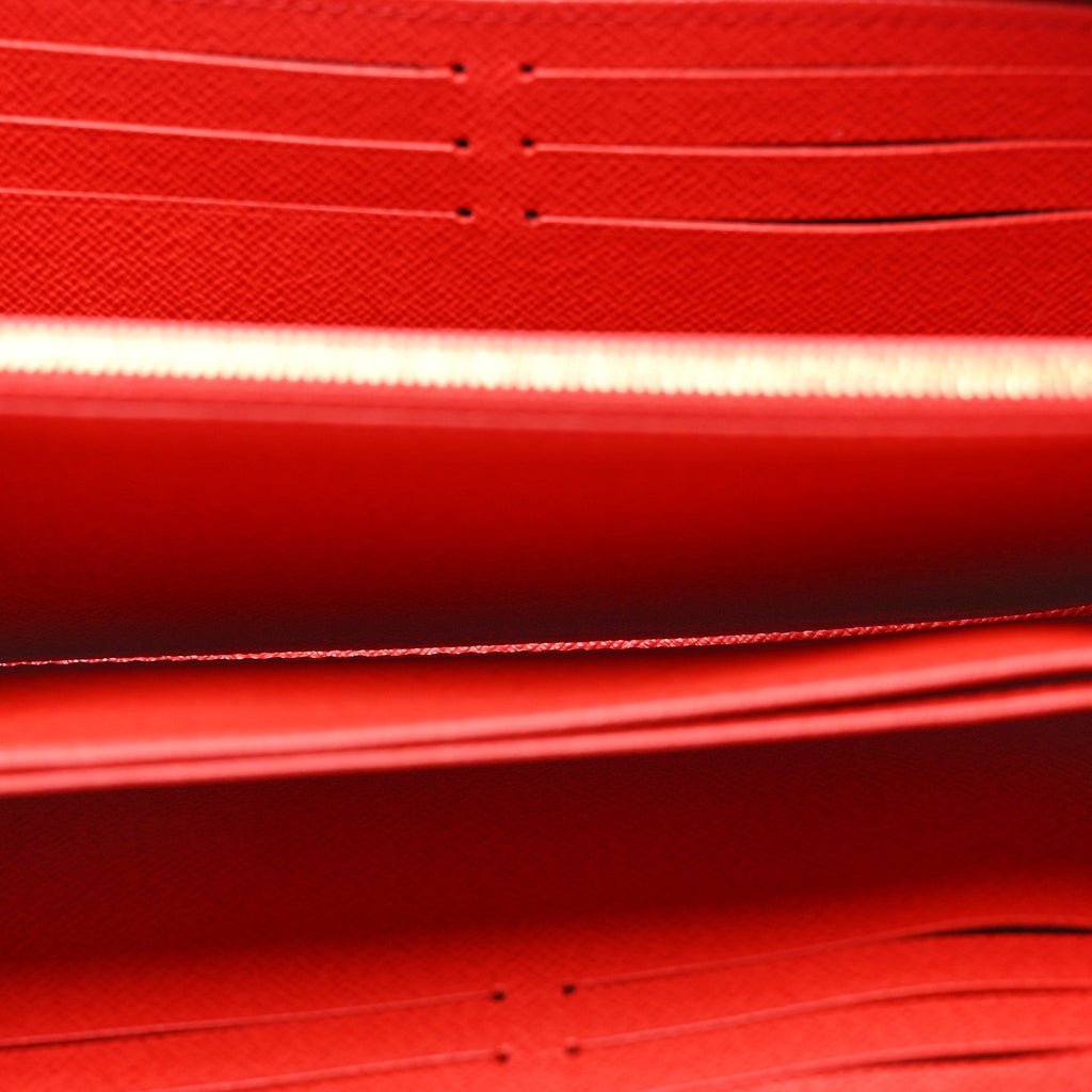 Louis Vuitton Monogram Zippy Wallet Coquelicot