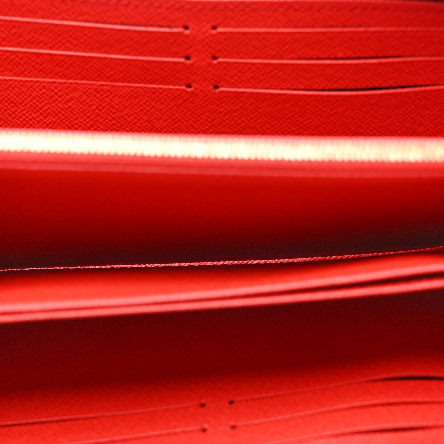 Louis Vuitton Monogram Zippy Wallet Coquelicot