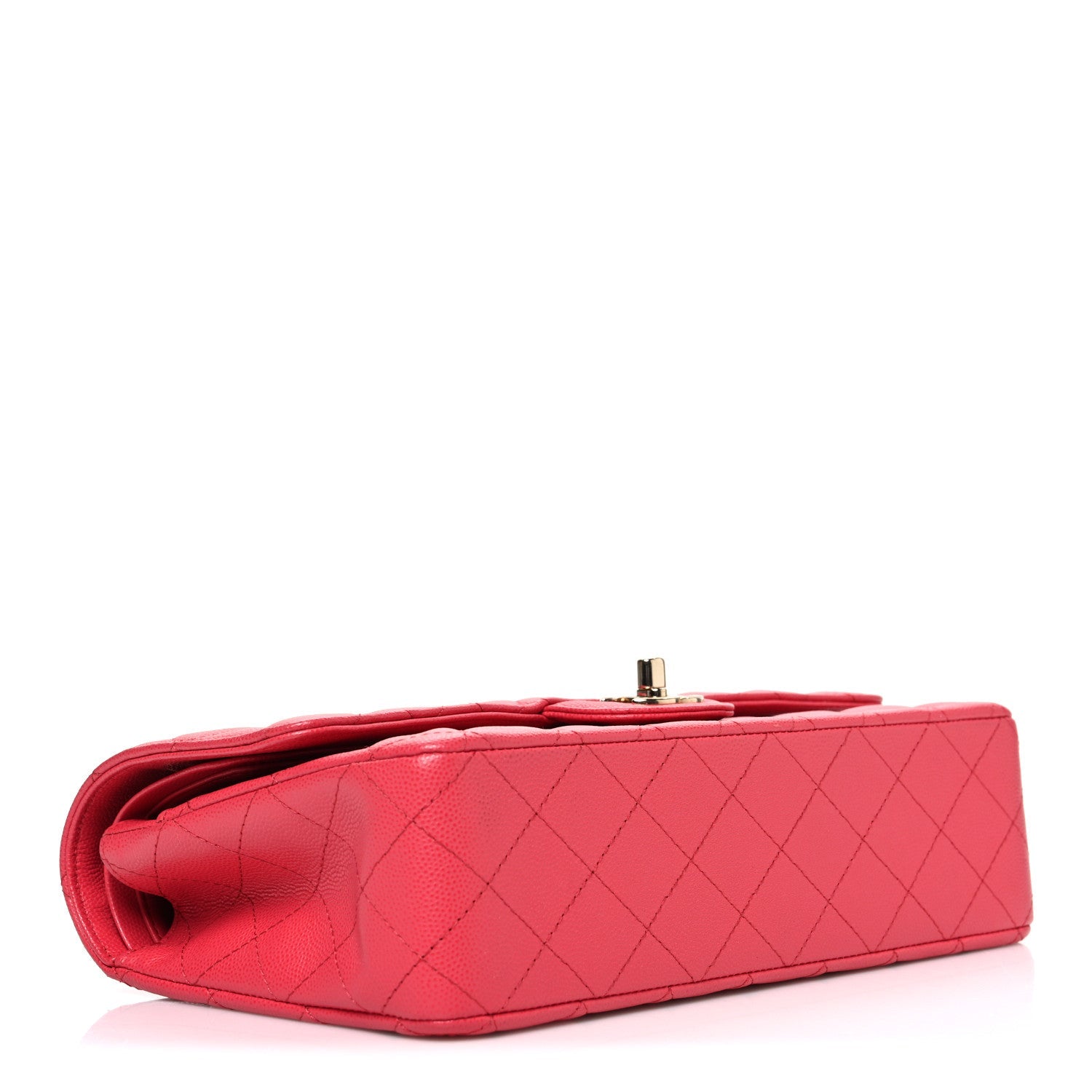 Chanel Caviar Quilted Medium Double Flap Pink