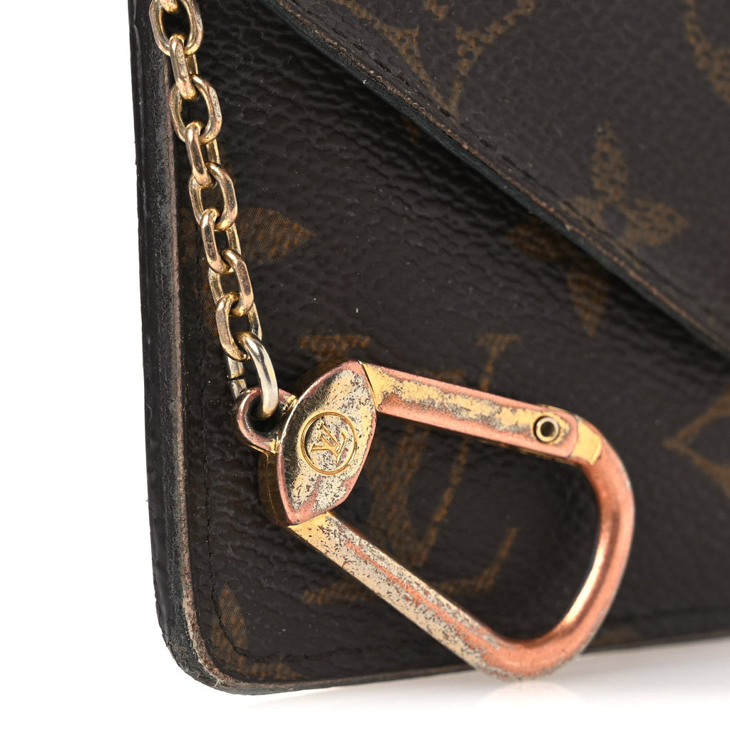 Louis Vuitton Monogram Recto Verso Card Holder Black