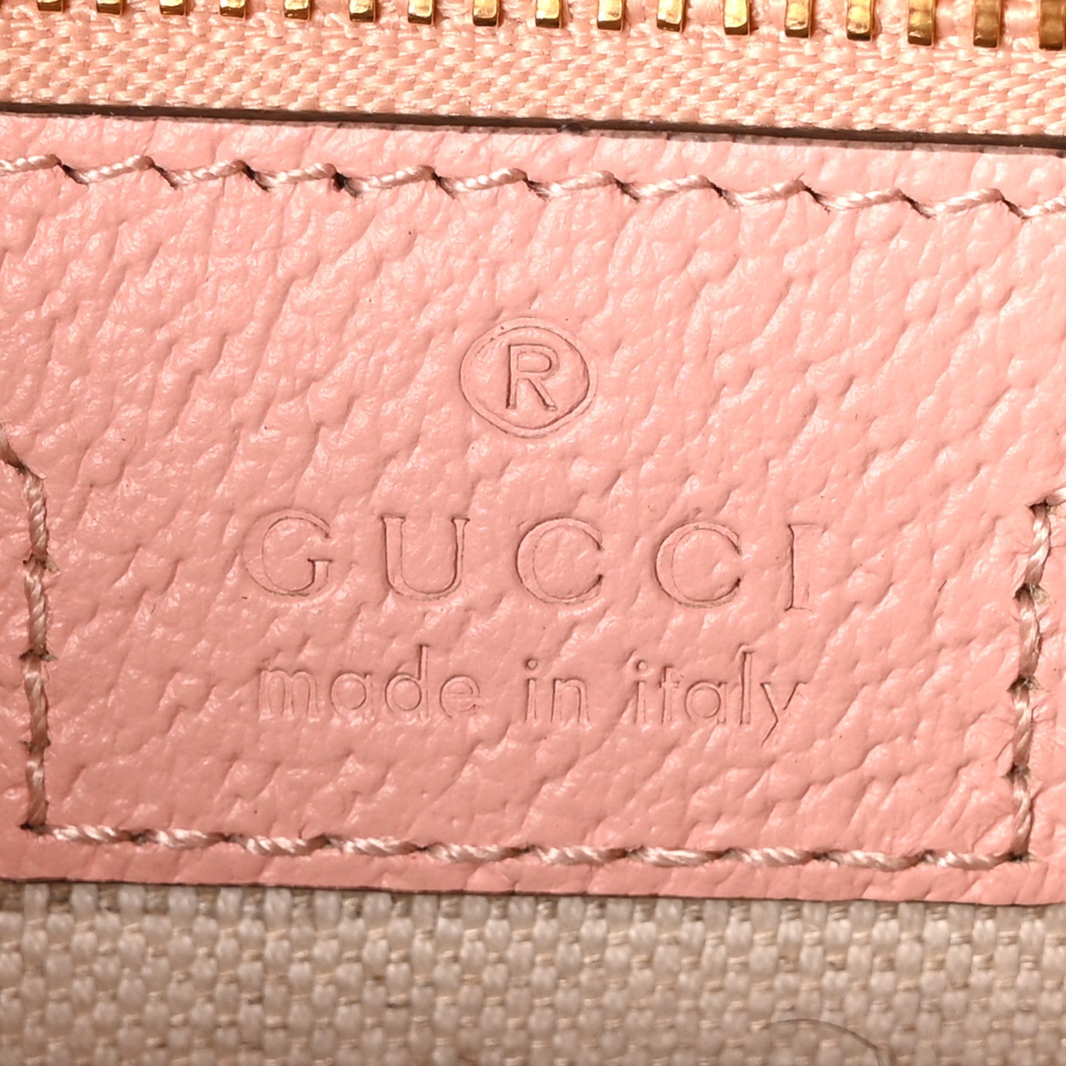 Gucci GG Supreme Monogram Textured Dollar Calfskin Mini Ophidia Flap Shoulder Bag Rose Pink