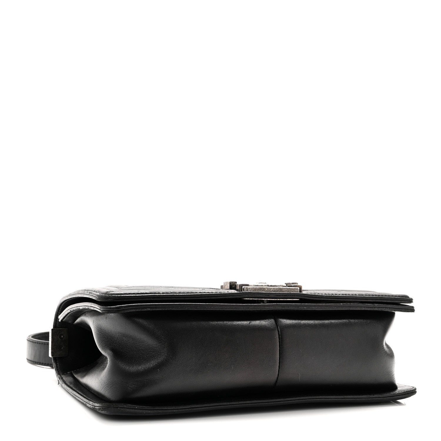 Chanel Lambskin Quilted Medium Boy Flap Black