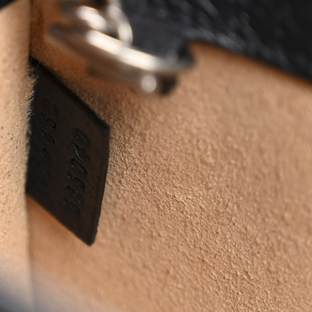 Gucci GG Supreme Monogram Textured Dollar Calfskin Super Mini Dionysus Shoulder Bag Beige Blue