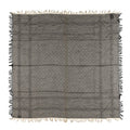 Gucci Wool Silk GG Monogram Diamante Plaid Surviee Shawl Beige Dark Brown