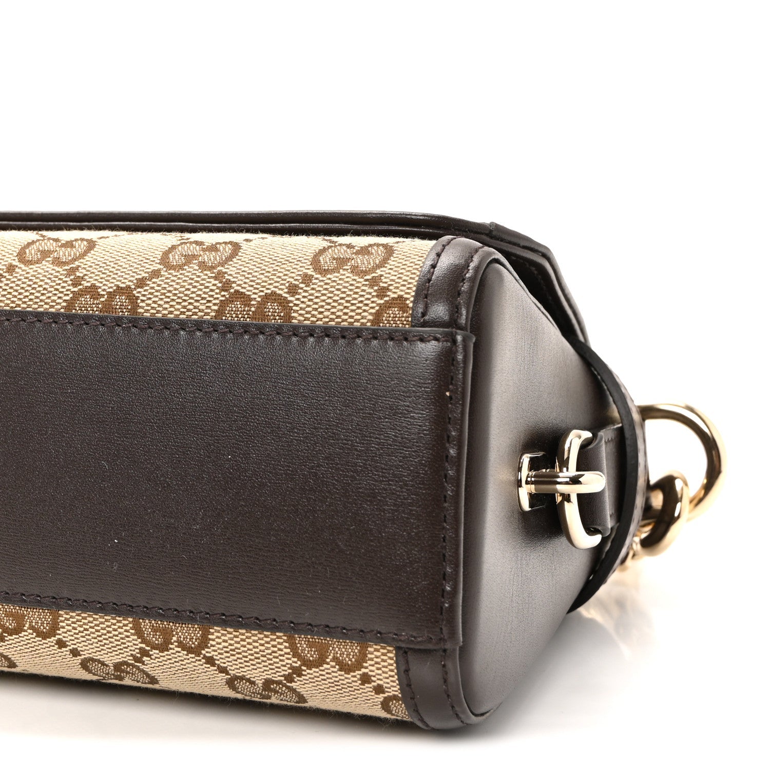 Gucci GG Monogram Medium Luce Shoulder Bag Beige Ebony